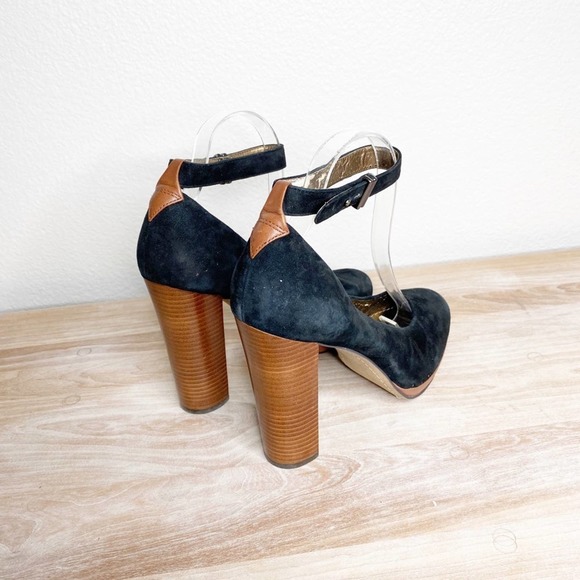 sam edelman lyla black suede high heels 9 - Picture 14 of 16